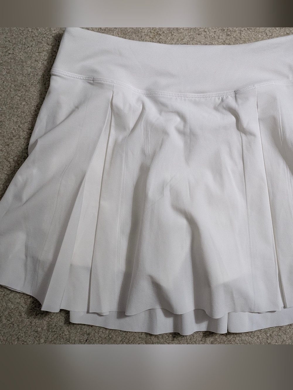 Nike Dri-Fit Club White Tennis Skort Skirt Pickleball Golf